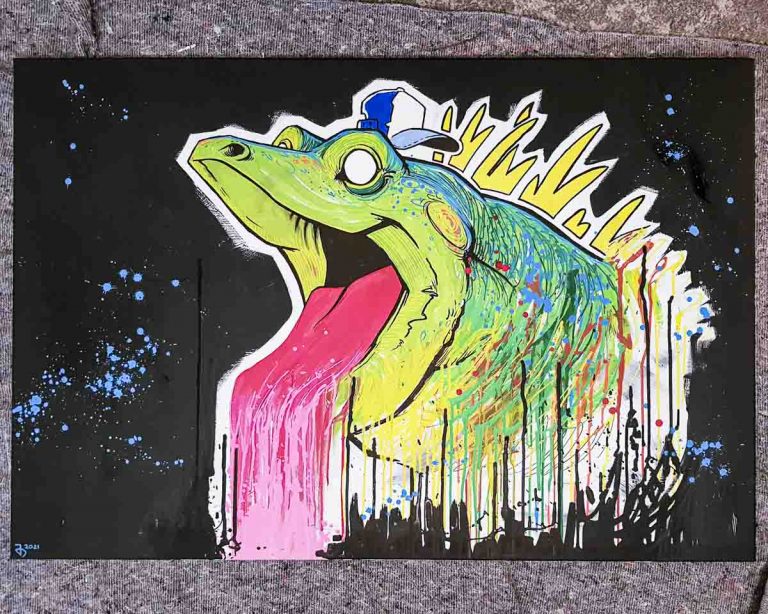 ForMarkers artist Jerry Drave "Iguana"